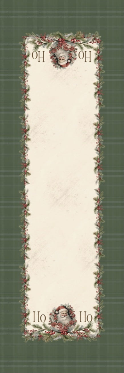 Painel trilho de mesa papai noel 