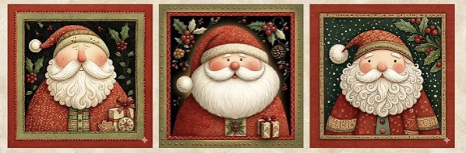 Tricoline estampa digital painel noel