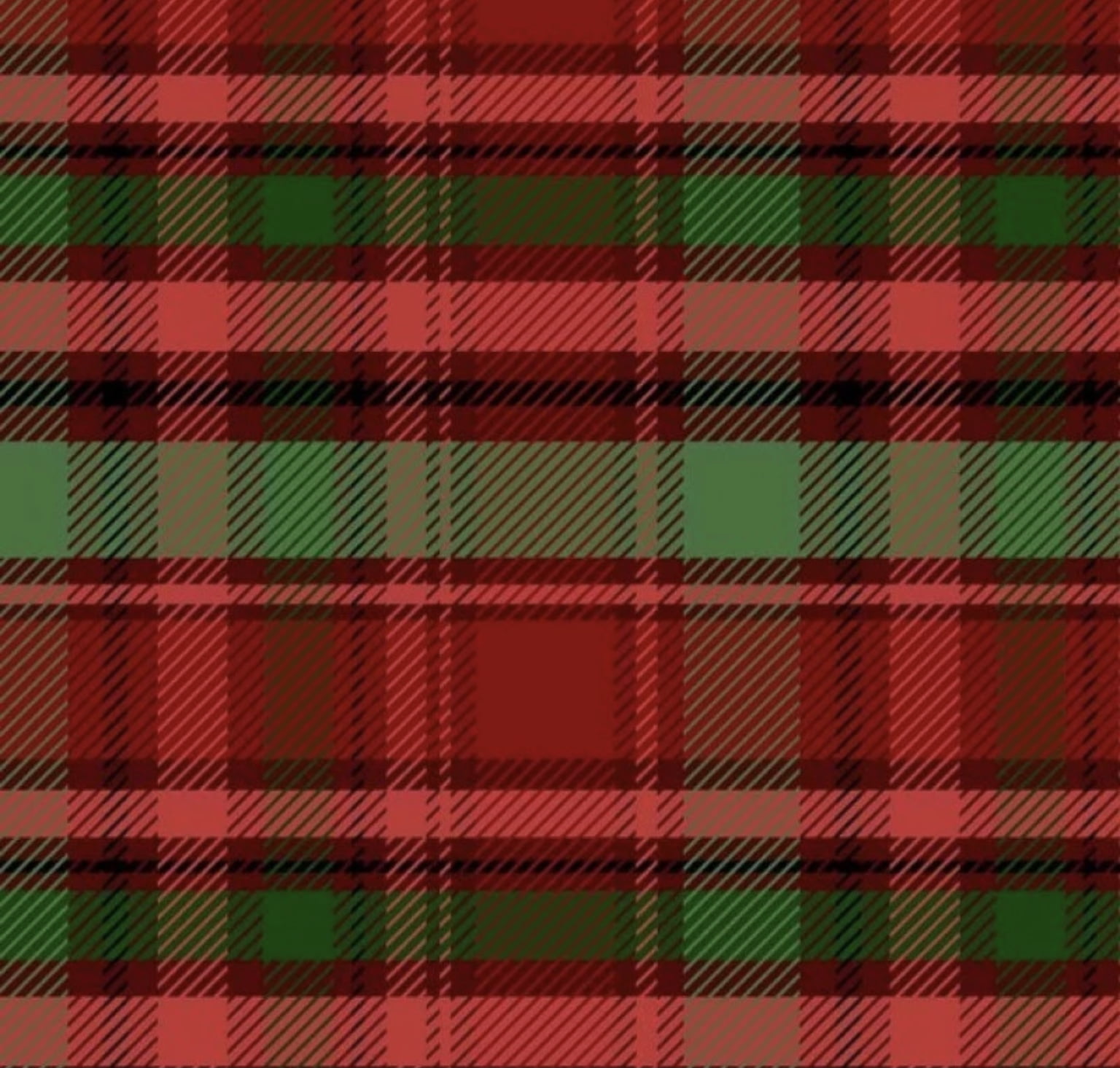 Tricoline estampa digital xadrez tartan escocês vermelho e verde