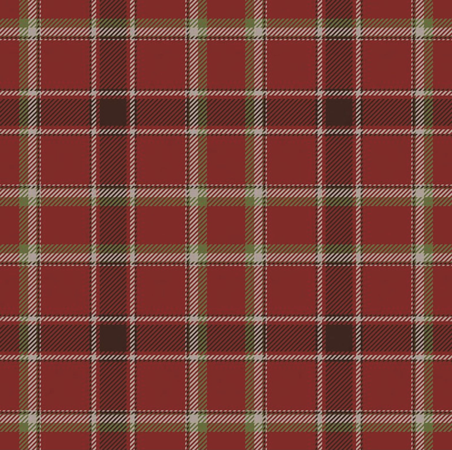 Tricoline estampa digital xadrez tartan vermelho 
