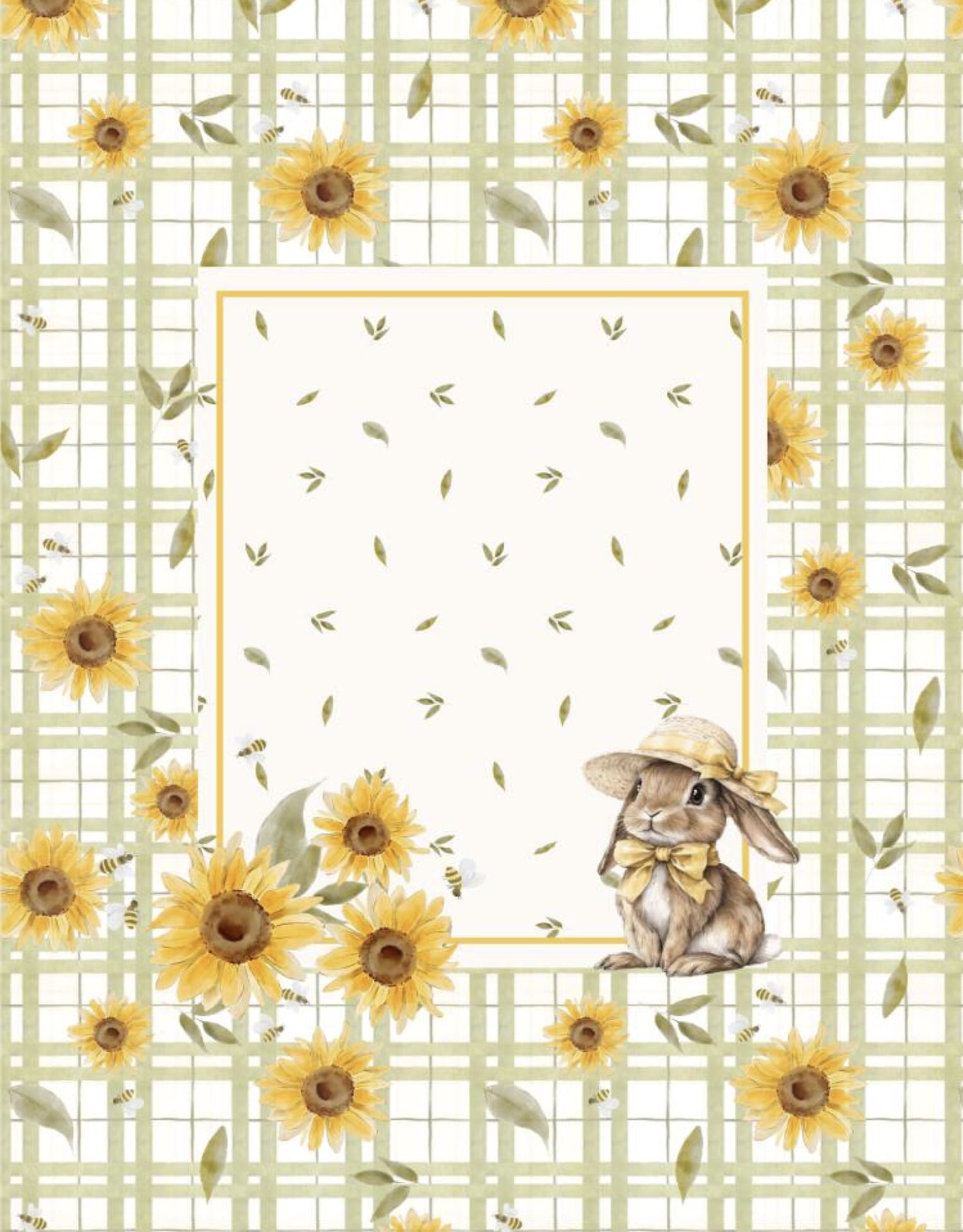 Pano de copa coelhinho