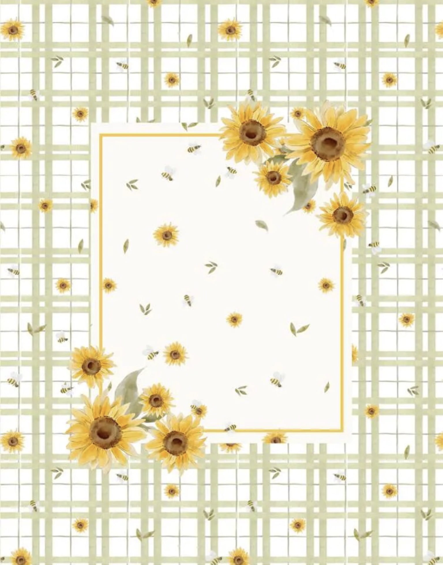 Pano de copa girassol 