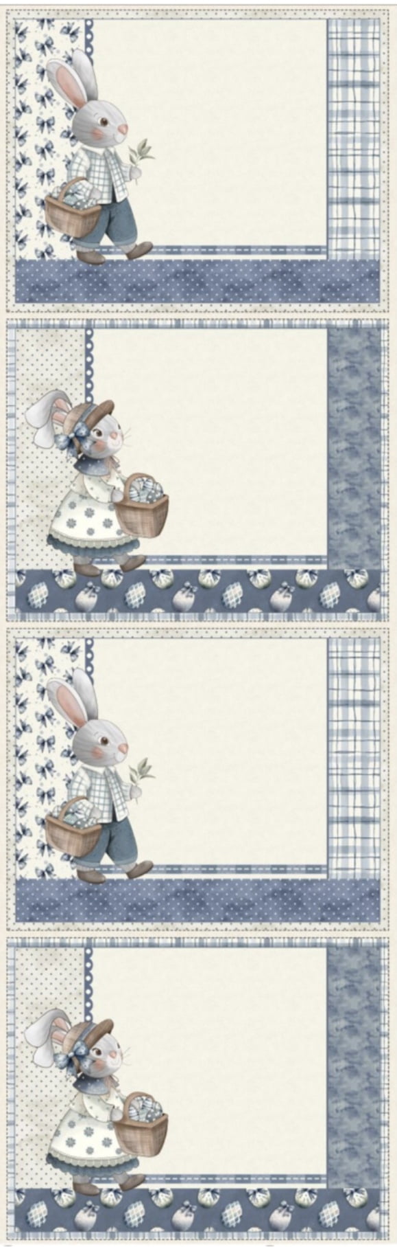 Tricoline estampa digital americano Páscoa 