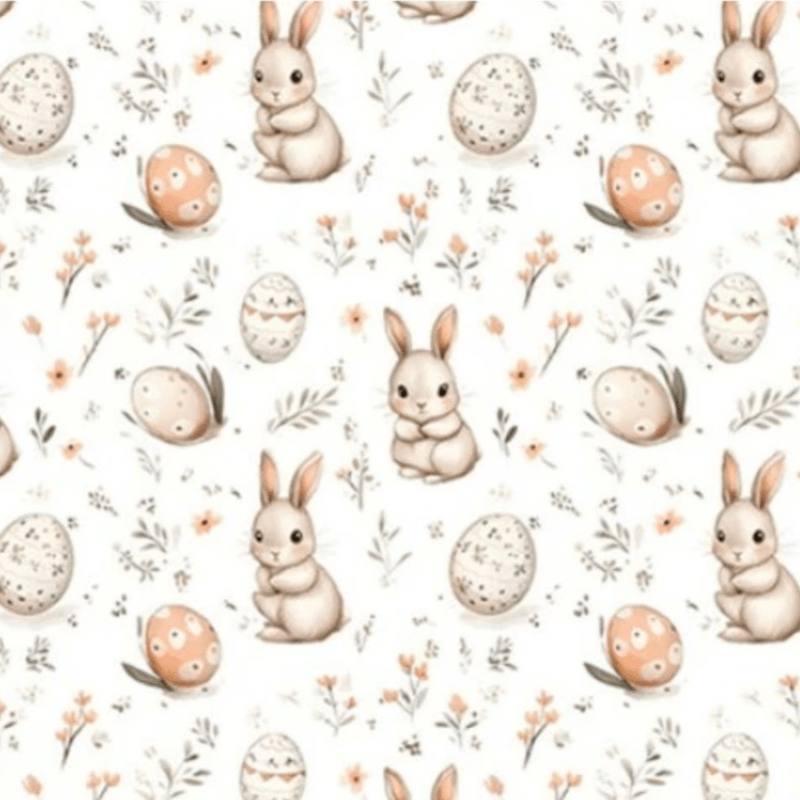 Tricoline estampa digital little bunnies