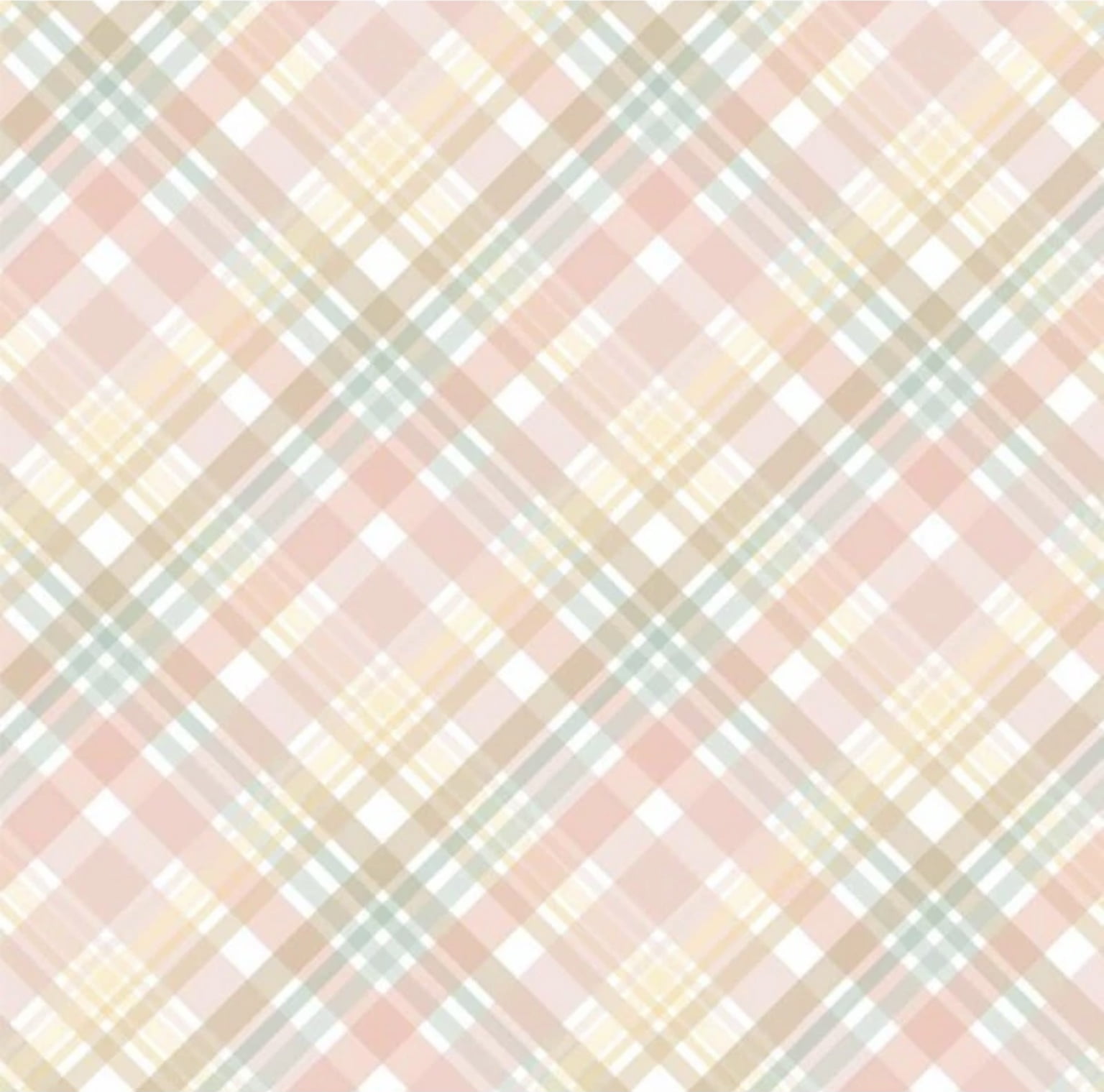 Tricoline estampa digital xadrez candy médio enviesado 