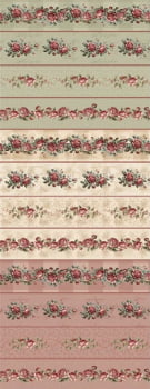 Tricoline estampa digital barrado romance - CORTES 0,55m x 1,50m