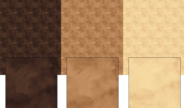 Tricoline estampa digital barrado neutro tons terrosos escuros - CORTES 0,55m x 1,50m