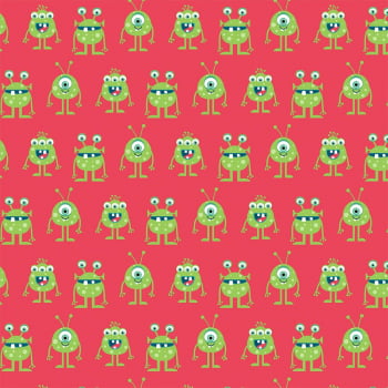 Tricoline estampado alienígenas