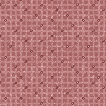 Tricoline estampa digital xadrez com florzinhas goiaba 