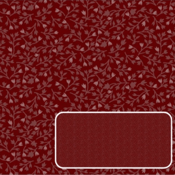 Tricoline estampa digital Farm sweet Farm floral miúdo bordo 