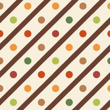 Tricoline estampado poas e listras