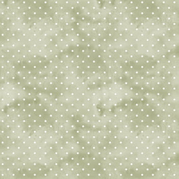 Tricoline estampa digital poá chá verde shabby chic  