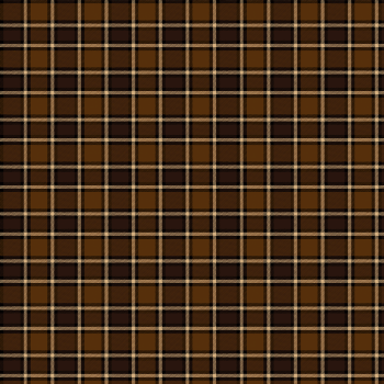 Tricoline - Coleção TARTAN - Xadrez Diagonal Marrom Castor - 0,50m X 1,50m