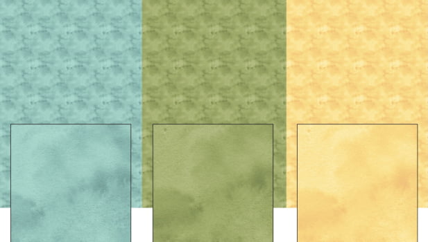 Tricoline estampa digital barrado neutro verde, azul, amarelo 