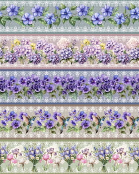 Tricoline estampa digital barrado novo amor perfeito 