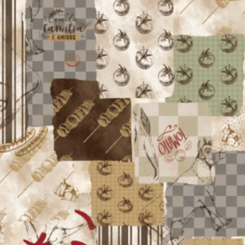 Tricoline estampa digital paixão nacional patchwork 