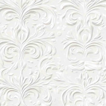 Sarja estampa digital hidrorrepelente arabesco branco 