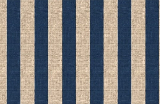 Sarja estampa digital hidrorrepelente tipo linho listrado azul