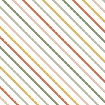 Tricoline estampa digital listrado enviesado colorido 