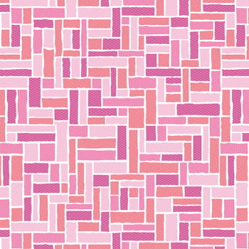 Tricoline estampa digital mosaico pink