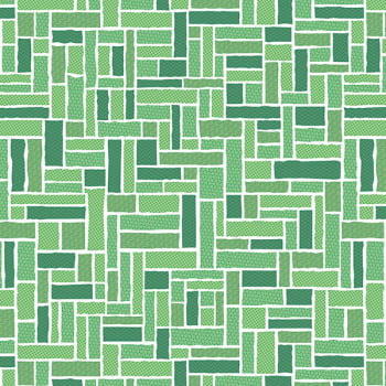 Tricoline estampa digital mosaico verde