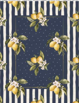 Pano de copa Sicília fundo azul 