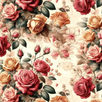 Sarja hidrorrepelente rosas fundo bege