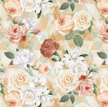 Tricoline estampa digital floral sucesso 