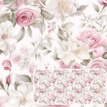 Tricoline estampa digital rosas médias I Classy roses