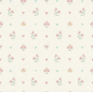 Tricoline estampa digital baby garden florzinhas 