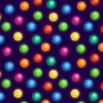 Tricoline estampa digital bolas neon