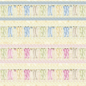 Tricoline estampa digital barrado roupinhas de dormir 