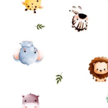 Tricoline estampa digital safari 