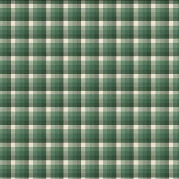 Tricoline estampa digital xadrez verde esmeralda 