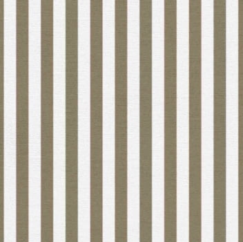 Linho estampado listrado M castanho 