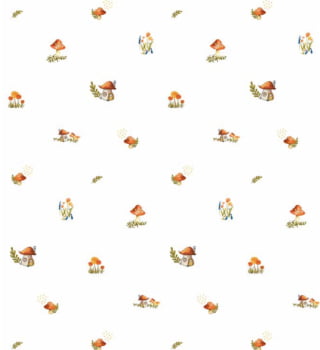 Pano de copa mini cogumelos 