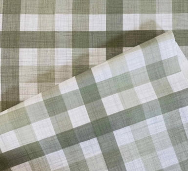 Pano de copa xadrez verde