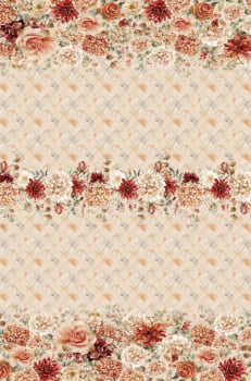 Sacaria especial floral - CORTES 0,55m x 1,50m 