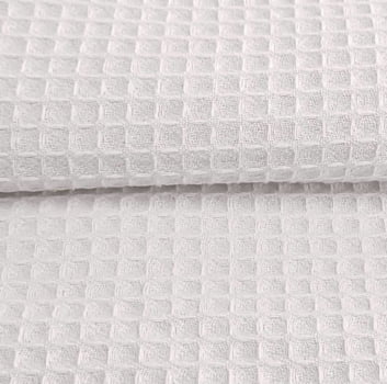 Tecido favo algodão Portugal off white - CORTES 0,55m x 1,60m