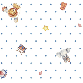 Tecido fralda digital quadriculada circo - CORTES 1,00m x 0,75m  