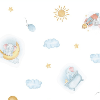 Tecido fralda digital quadriculada fofuras - CORTES 1,00m x 0,75m  