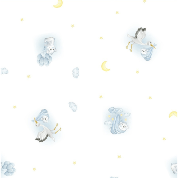 Tecido fralda digital quadriculada cegonha - CORTES 1,00m x 0,75m  