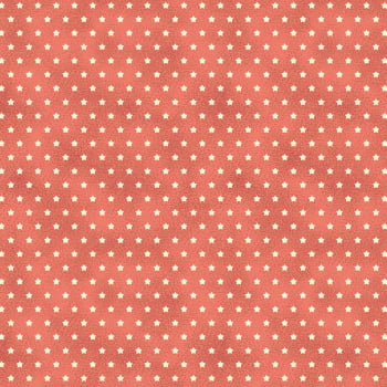 Tricoline estampado estrelinha coral escuro 