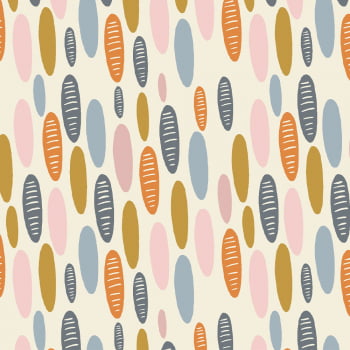 Tricoline estampado favas