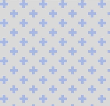 Tricoline estampado plus azul 