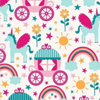 Tricoline estampado conto de fadas 