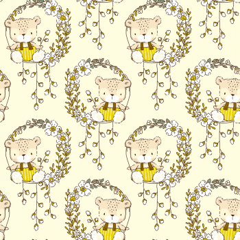 Tricoline estampado Teddy 