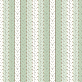 Tricoline estampado tipo tricô verde