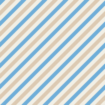 Tricoline estampado listrado diagonal bege com azul 