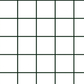 Tricoline estampado xadrez grid branco com preto 